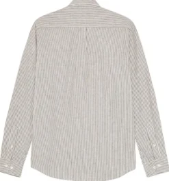 Konrad Stripe Cotton Linen Shirt
