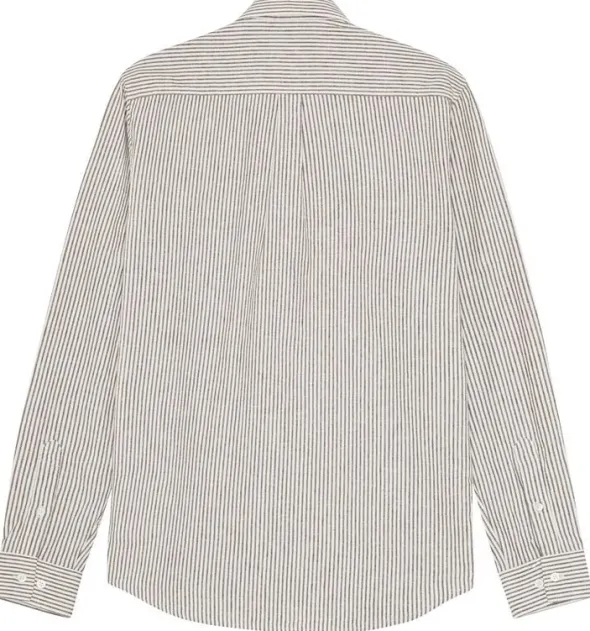 Konrad Stripe Cotton Linen Shirt