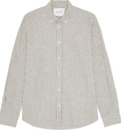 Konrad Stripe Cotton Linen Shirt