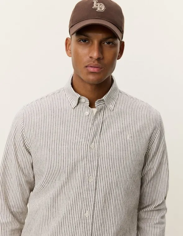 Konrad Stripe Cotton Linen Shirt