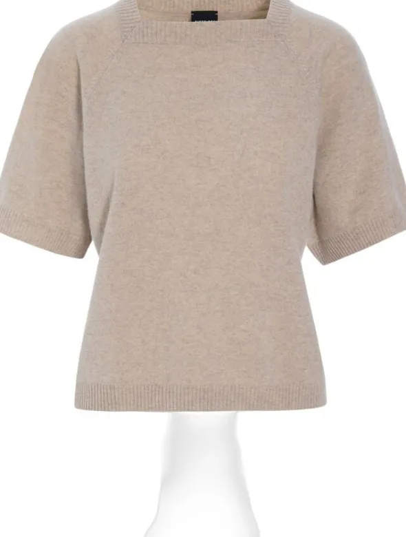 Kumo cashmere kortærmet bluse