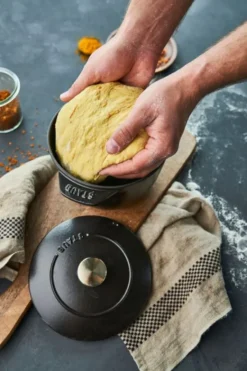 La Cocotte Risgryta 16 cm / 1,75 l, Rund, Svart, Gjutjärn