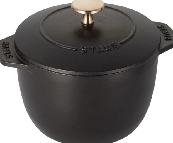 La Cocotte Risgryta 16 cm / 1,75 l, Rund, Svart, Gjutjärn