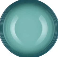 Le Creuset Signature stentøj dyb tallerken 16cm Bleu Riviera