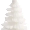 LED candle christmas tree, Nordic white, Smooth, 9x12 cm (2/12)
