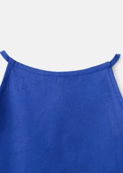 Linen cotton halter top