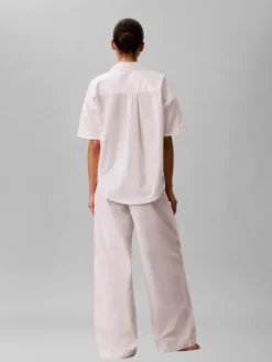 Logo Patch Poplin Pyjama Bottoms