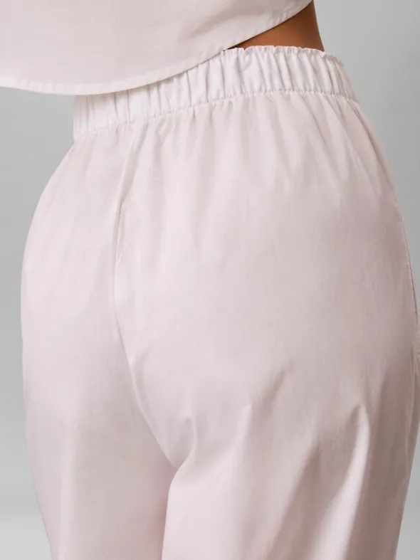 Logo Patch Poplin Pyjama Bottoms