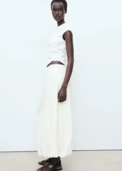 Long balloon skirt