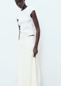 Long balloon skirt