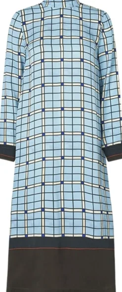 Long Sleeve Midi Dress, 2263 Dry Viscose