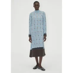 Long Sleeve Midi Dress, 2263 Dry Viscose