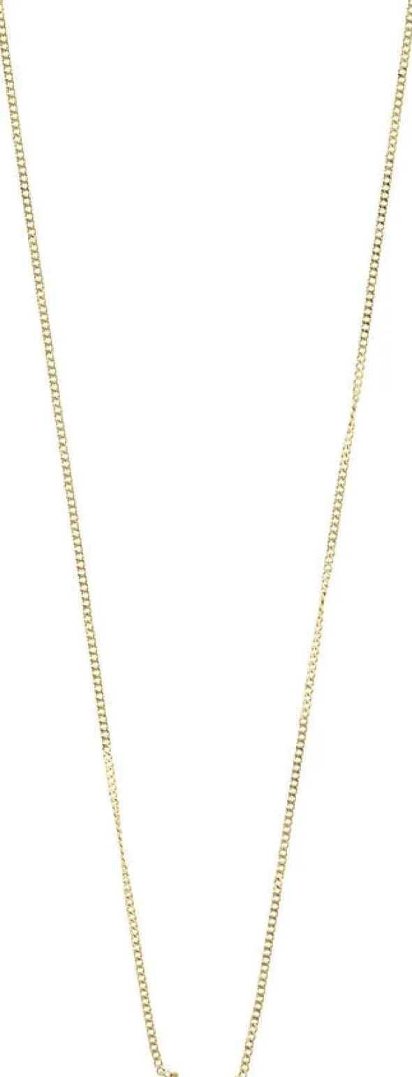LUCK recycled necklace gold-plated
