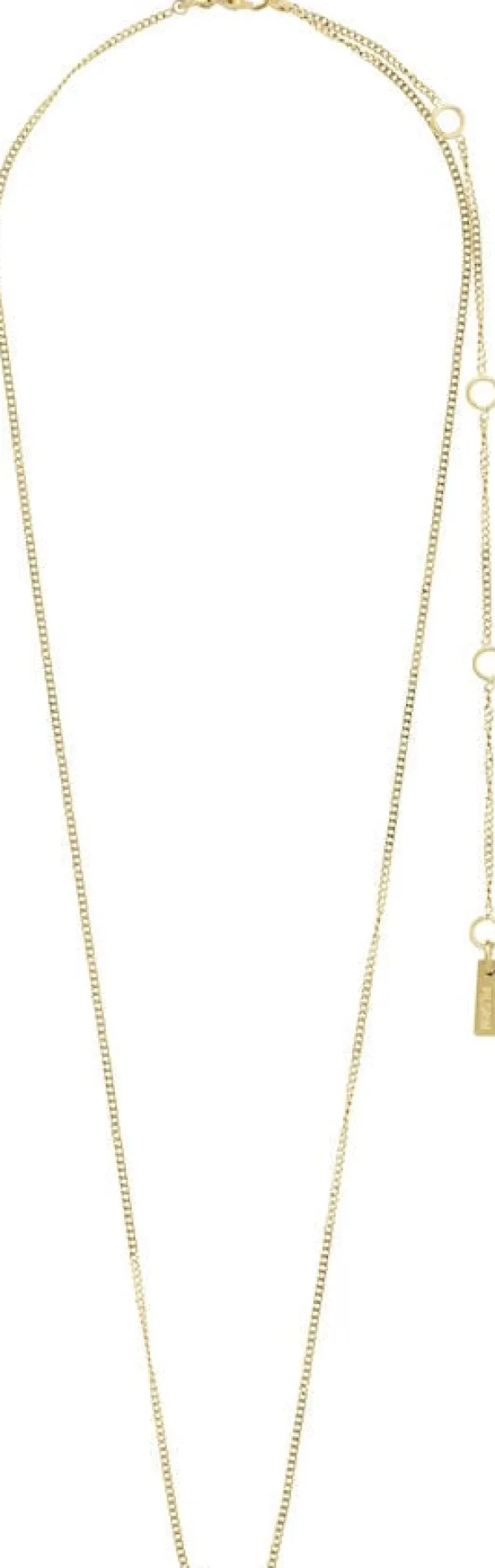 LUCK recycled necklace gold-plated