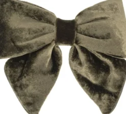 Luxury Bow Silk Forest green