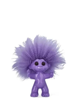 Lykketrold, lilla, 9 cm