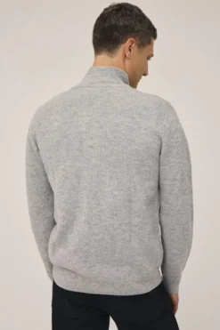 Maryn 4 Cardigan m. lynlås - 100% lammeuld RWS