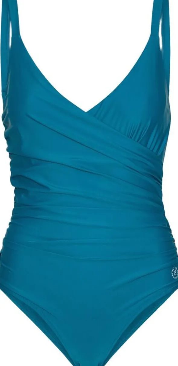 Medewi draperet badedragt - Teal