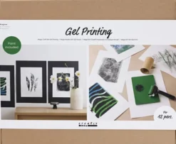 Mega DIY Mix Gel Print, Farvede prints