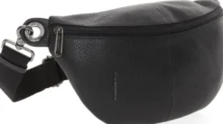 MELLOW LEATHER BUM BAG / NERO