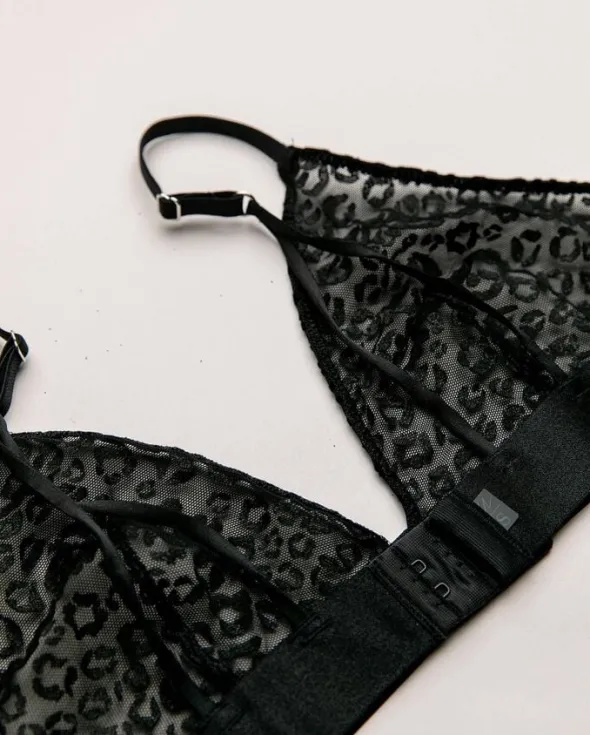 Mesh Triangle Bralette