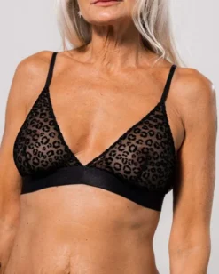 Mesh Triangle Bralette