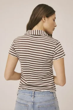 Milla 29 SS polo top - Organic Cotton GOTS