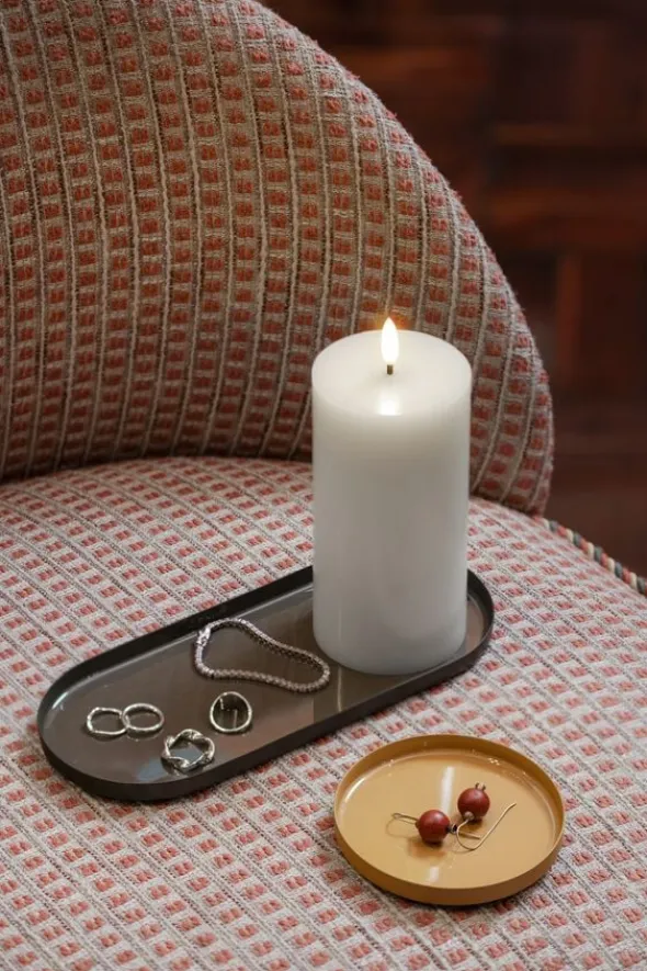 MM GRENADA deco tray, oval, charcoal
