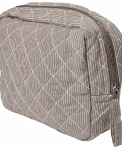 Moira 3 makeup bag Fossil Stripe XS