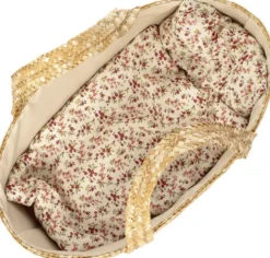 Moseskurv 35cm m sengetøj