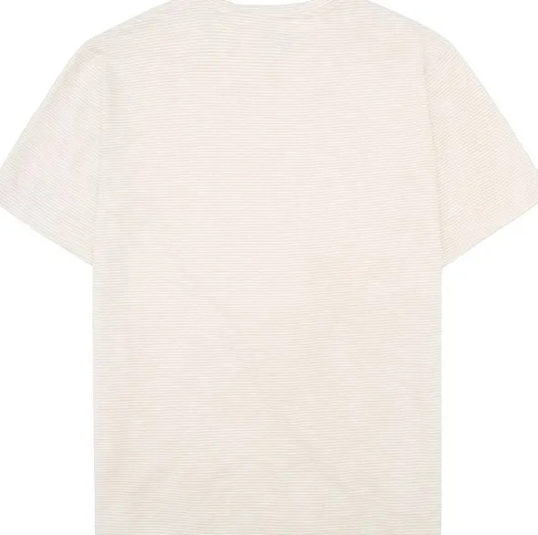 Narrow striped slub tee - GOTS/Vegan