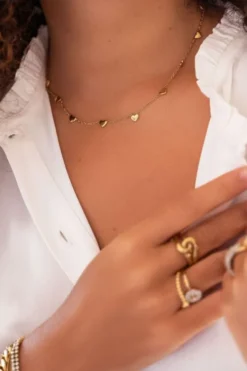 Necklace hearts