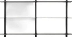 Nivo hylde stor D sort ask/ sort