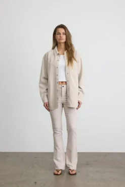 NMALVA L/S COLORED DENIM SHACKET BO