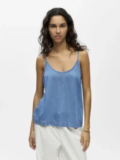 OBJFRAME SINGLET DENIM TOP 145 ND