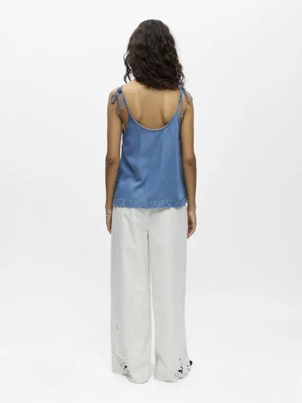 OBJFRAME SINGLET DENIM TOP 145 ND