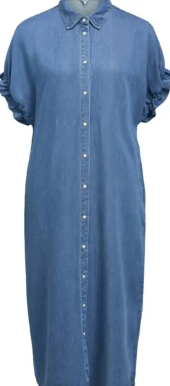 OBJFRAME TIANA 2/4 LO DENIM DRESS D