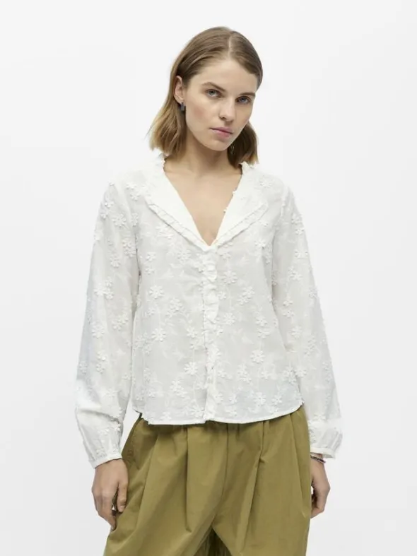 OBJKARLI L/S RE SHIRT NOOS