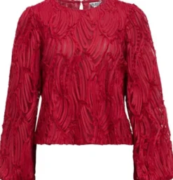 OBJLUCIE L/S RE O-NECK TOP NOOS