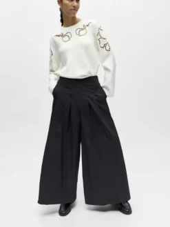 OBJPAIGE HW PLISSE CULOTTE PANT 145