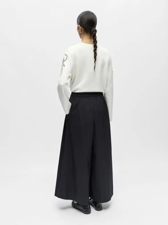 OBJPAIGE HW PLISSE CULOTTE PANT 145
