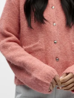 OBJSAGGIA RE L/S KNIT CARDIGAN NOOS