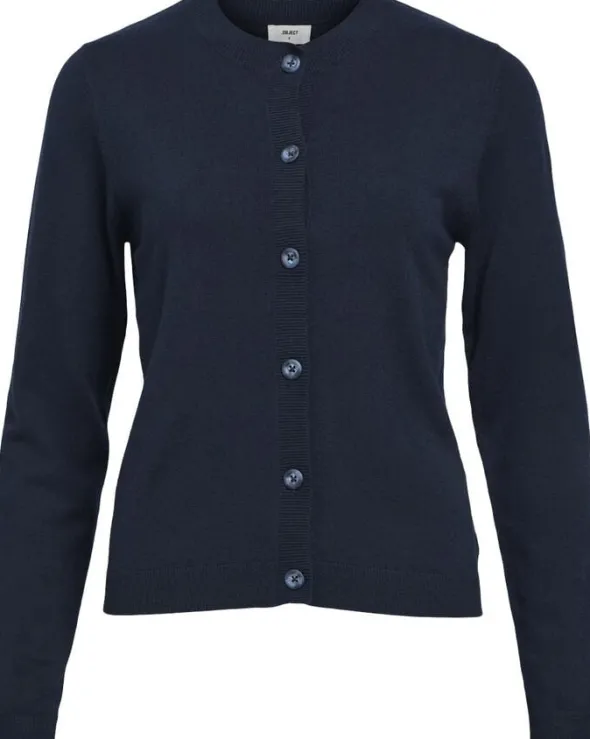 OBJTHESS L/S SHORT CARDIGAN NOOS