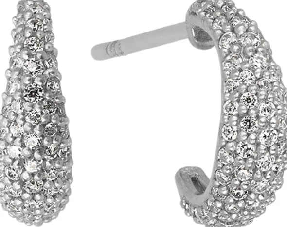 Ocean Flow Hoop Sparkle Small