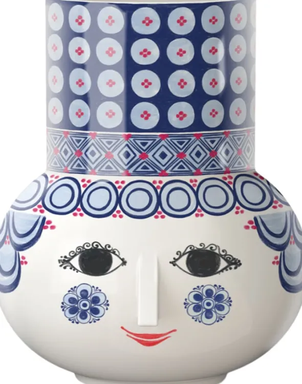 Olga Vase H20 cm blå