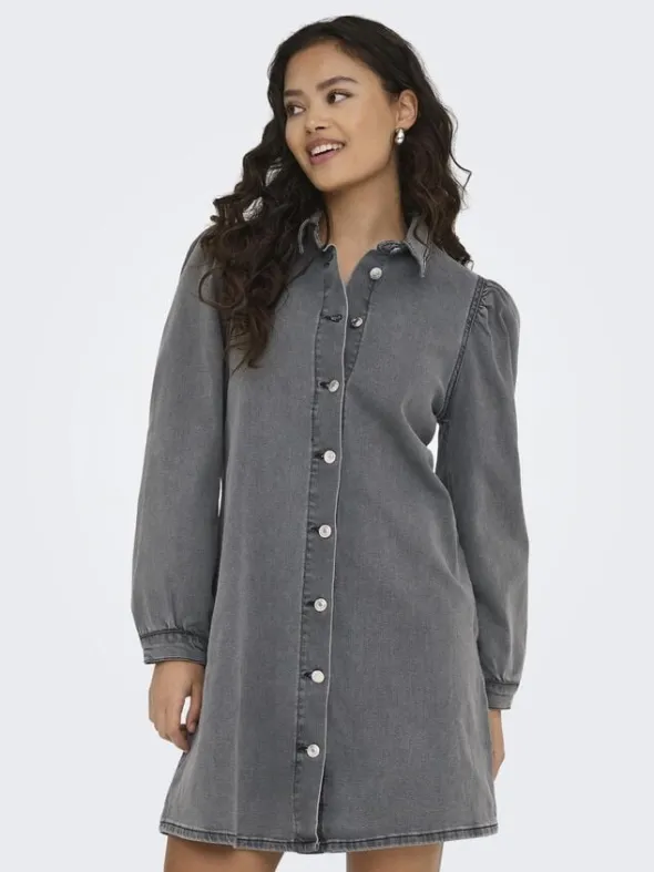 ONLALMA L/S DRESS DNM CRO