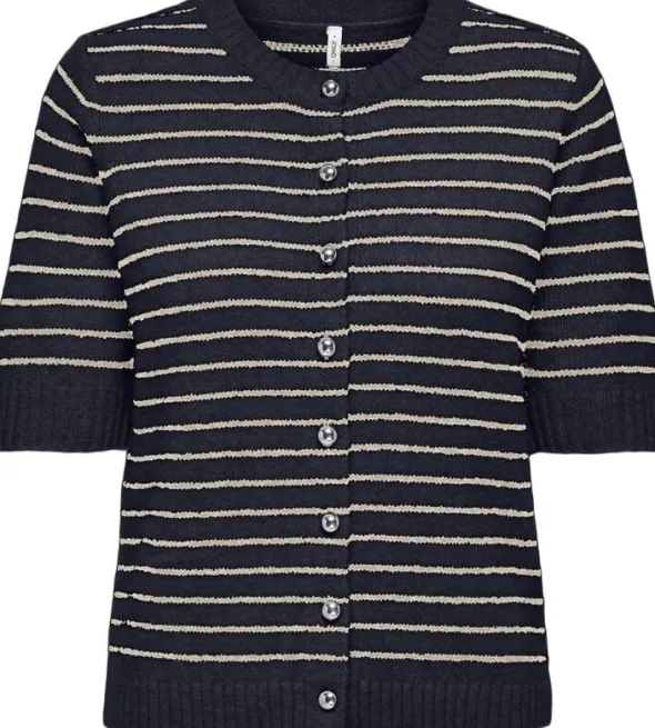 ONLCHESTER LIFE SS STRIPE CARDI CC