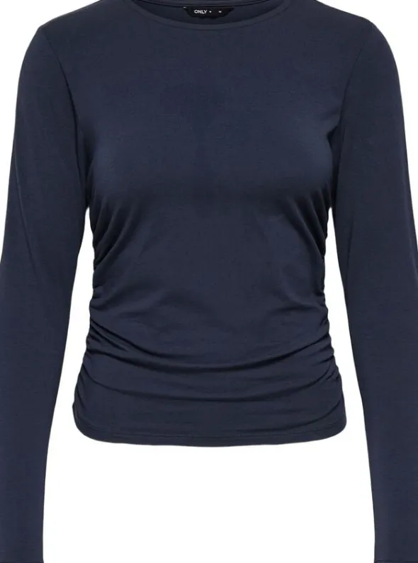 ONLMIRA LIFE L/S RUCHING TOP JRS NO