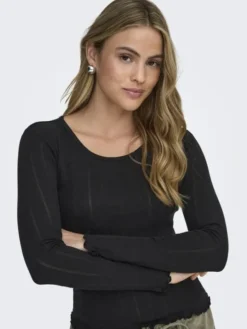 ONLTENNA LIFE O-NECK L/S TOP JRS
