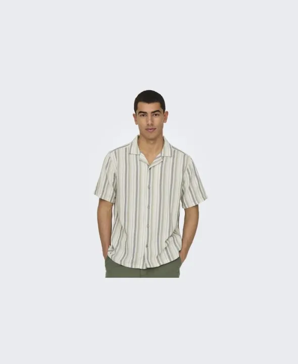 ONSTREV LIFE REG STRIPE SS SHIRT NO